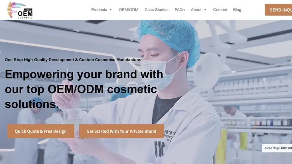 TY Cosméticos- PRINCIPAL 8 Fabricantes contratados de cosméticos na China