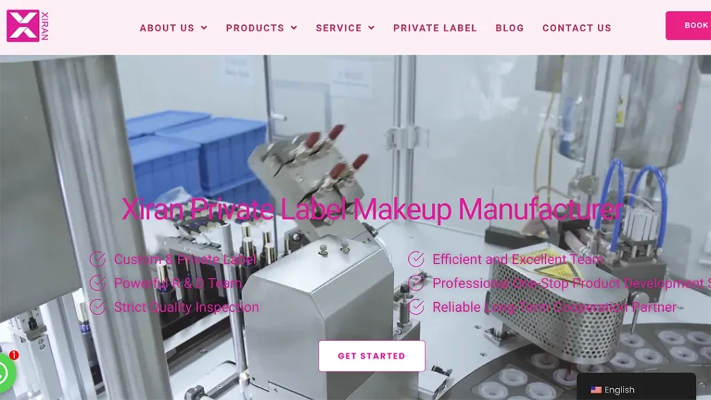 Xiran Cosmetics-TOP 8 Fabricante contratado de cosméticos na China