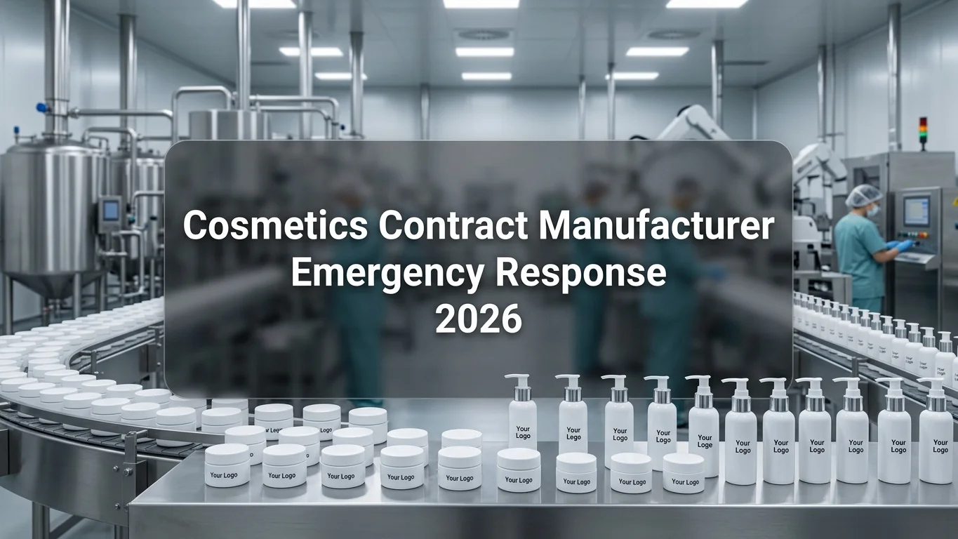Răspuns de urgență al producătorului cu contract de produse cosmetice 2026