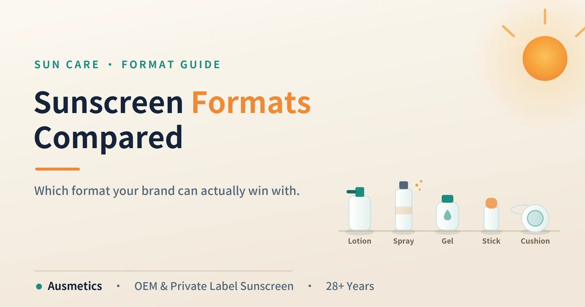 sunscreen formats