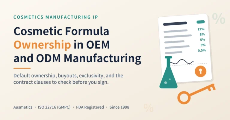 Who Owns the Formula in OEM and ODM Cosmetics