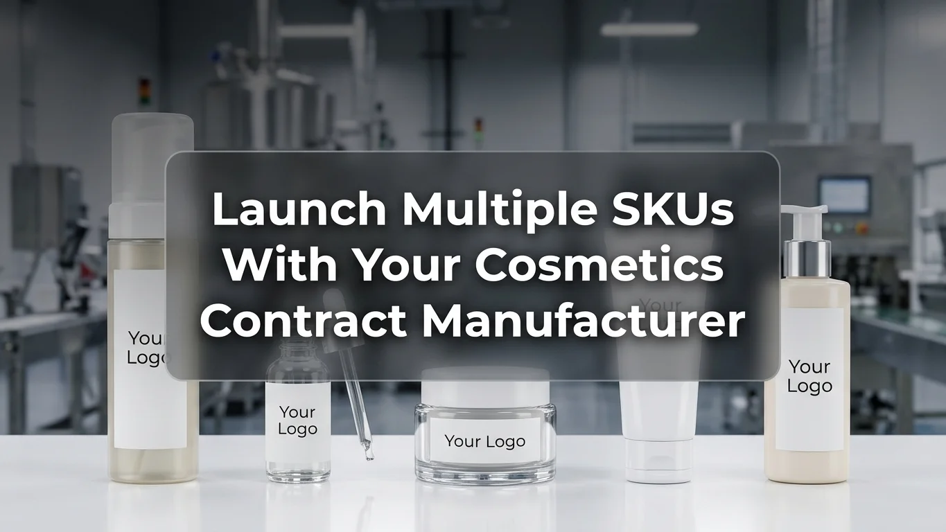 Lansați mai multe SKU-uri cu producătorul dvs. de produse cosmetice