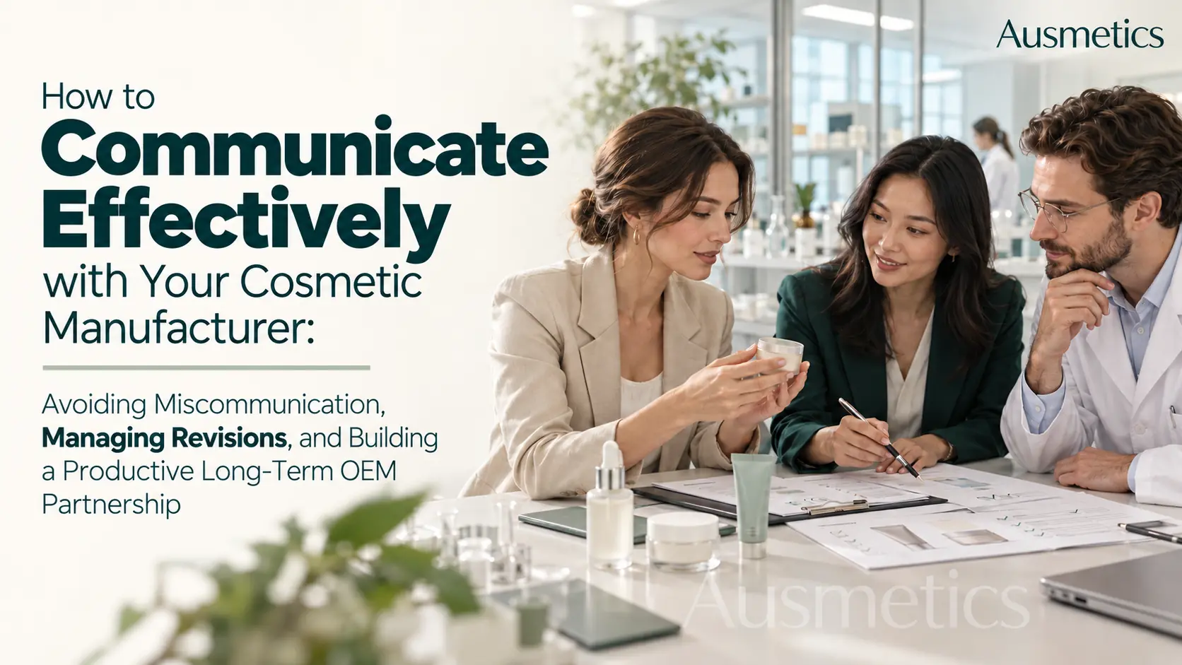 How to Communicate Effectively with Your Cosmetic Manufacturer: Avoiding Miscommunication, Managing Revisions, and Building a Productive Long-Term OEM Partnership